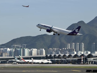 香港国际机场4月客运量达519万人次 同比升23.2%