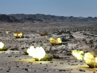 燃！陆军某旅炮兵分队实弹射击火力全开